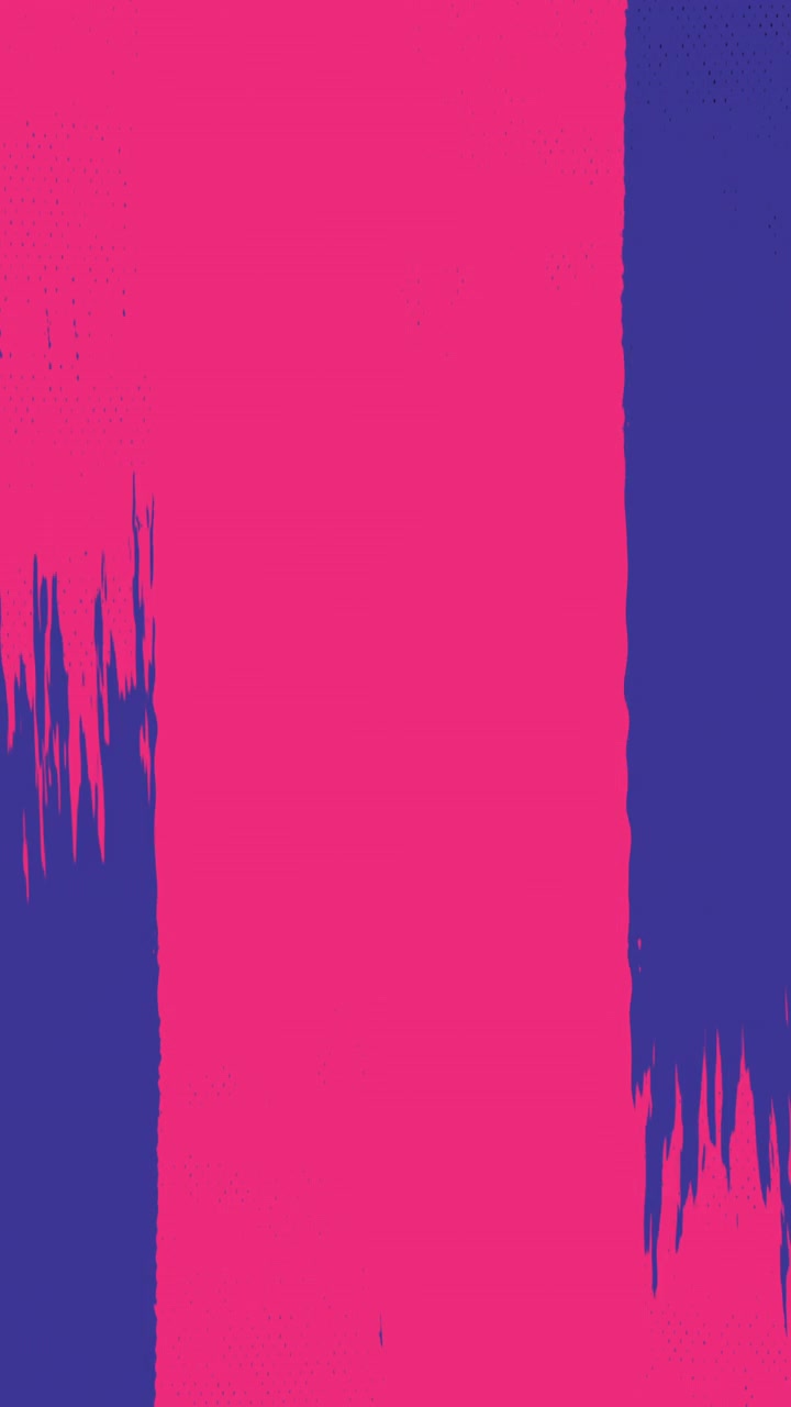 Transição Abstrata com Pinceladas de Tinta Rosa e Azul