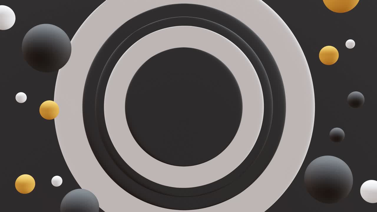 추상적인 모양으로 3d 렌더링 모션 그래픽 디자인, 원활한 패턴 객체와 함께 루프 애니메이션