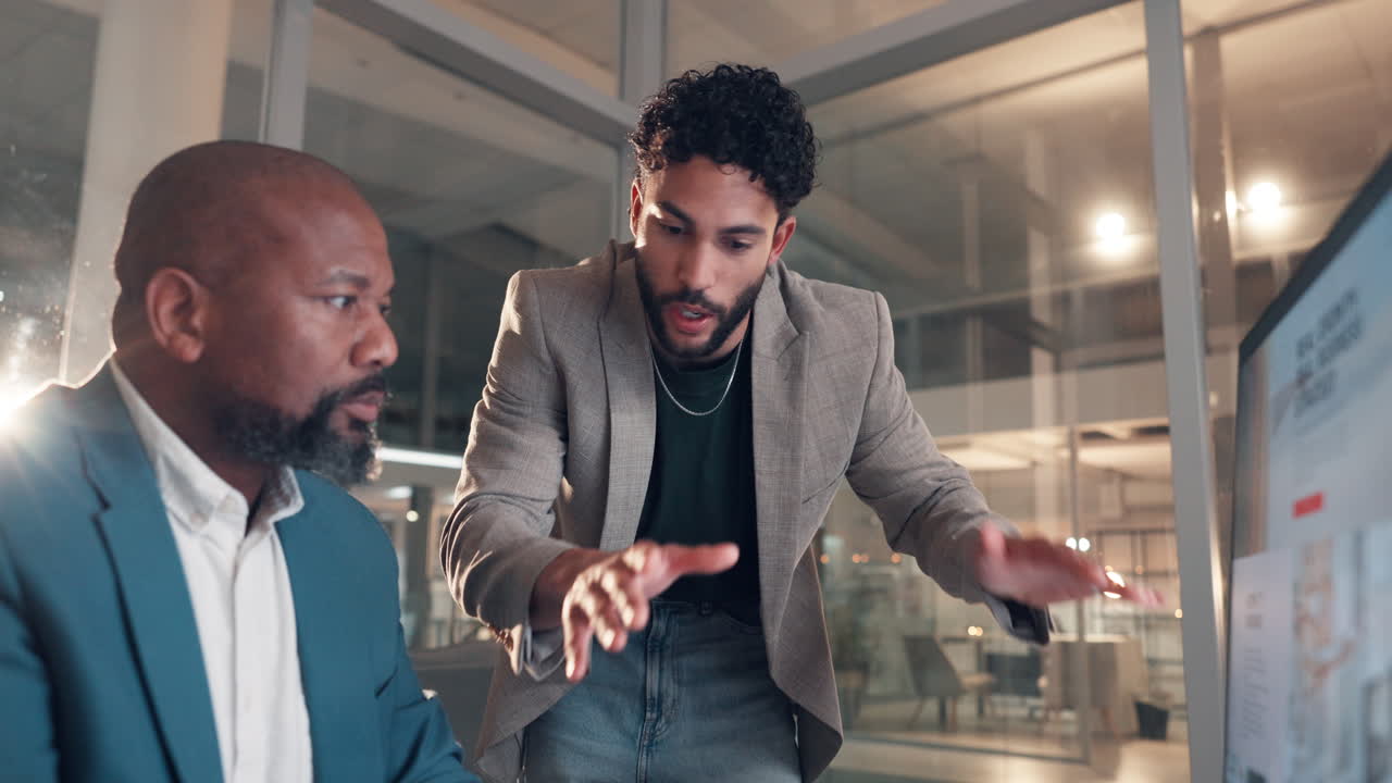 Business Meeting and Collaboration in Modern Office