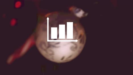 animación de la tabla sobre los adornos y decoraciones de navidad