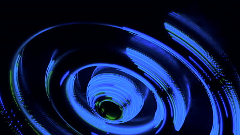 abstract glowing spiral design