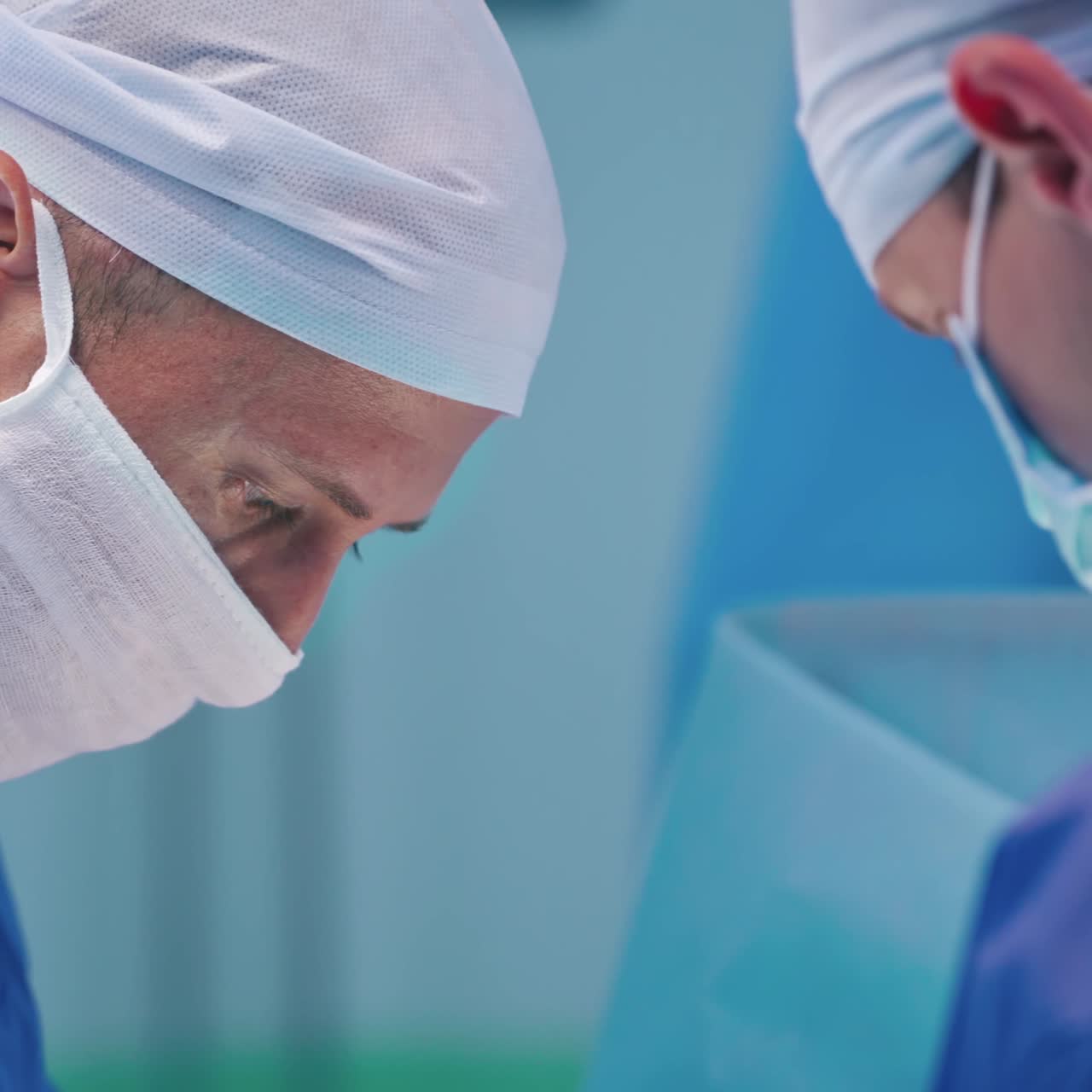 Surgery team in operating room