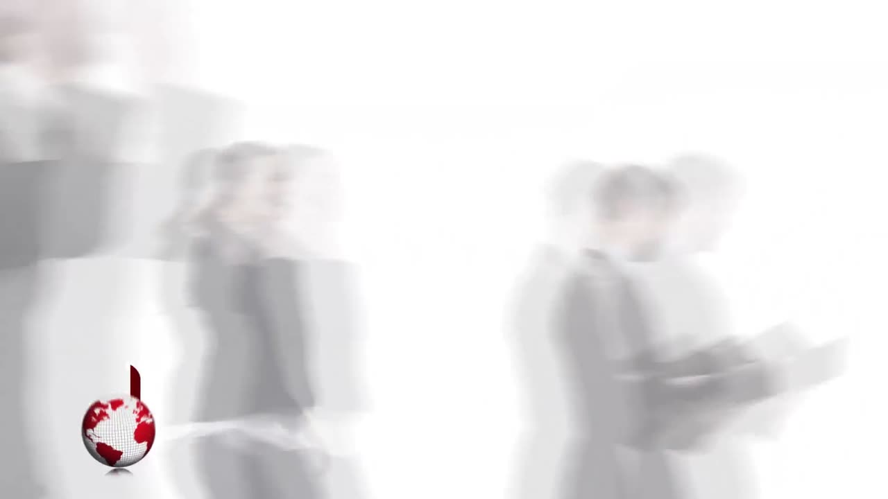 전 세계 뉴스 텍스트의 애니메이션과 사업가들이  ⁇ 고 있습니다.