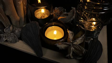 producto shoot de unas velas
