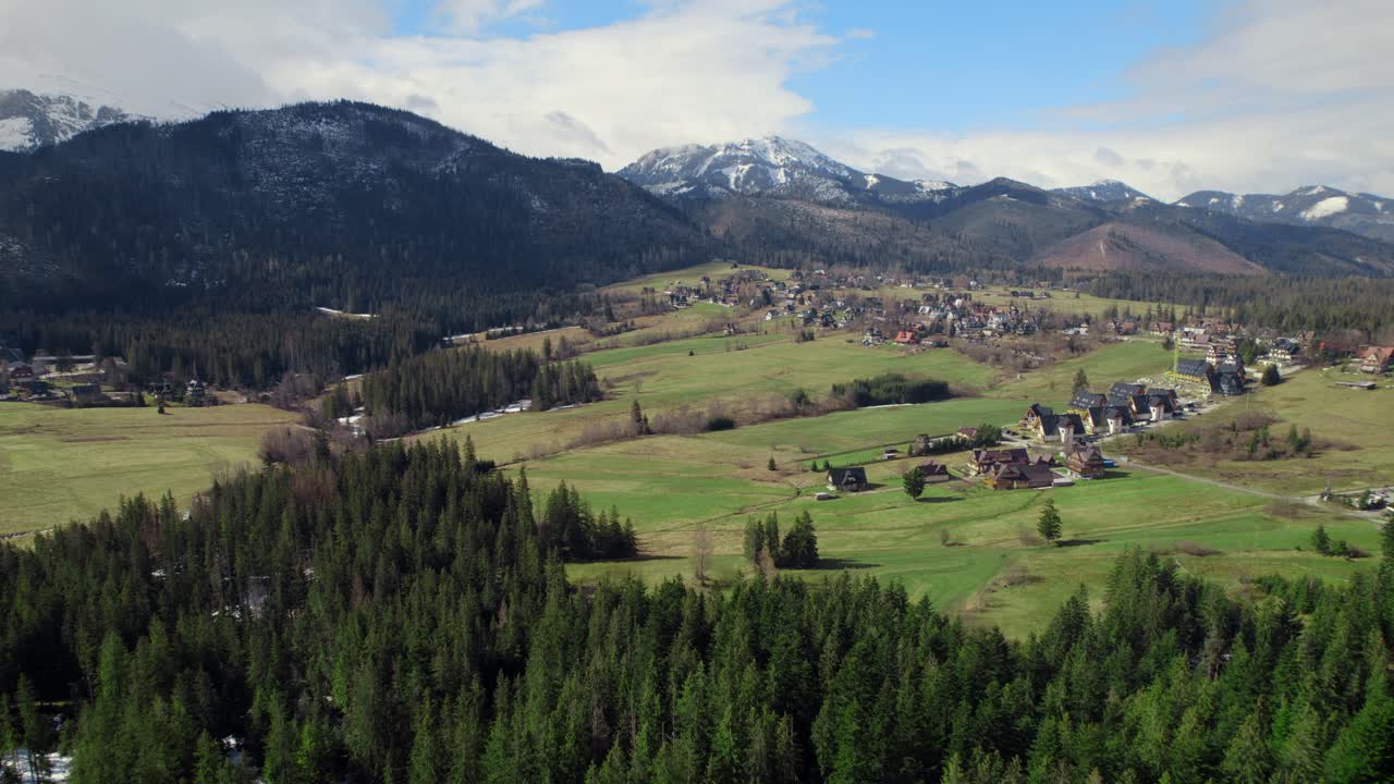 Mountain Village in the Tatra Mountains