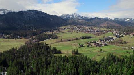 mountain village in the tatra mountains
