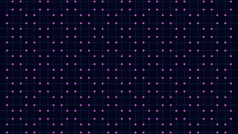 Colorful-grid-pattern-with-green-and-blue-dots-on-black-background