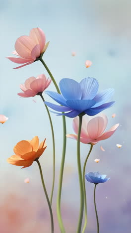 pastel dream flowers