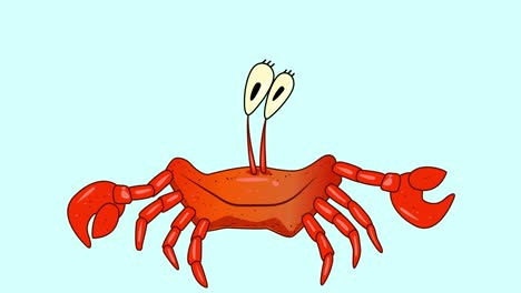 funny red crab