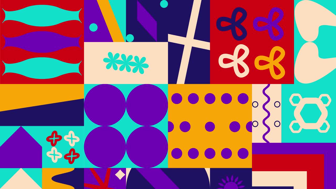 el fondo de color marino de estilo bauhaus