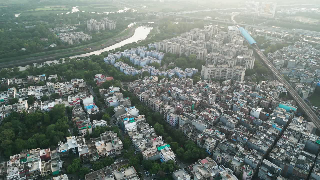 노이다 섹터 15 드론 델리