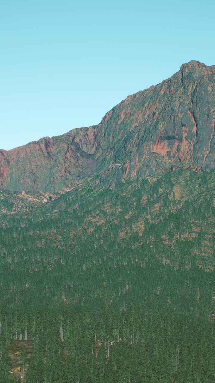 paisaje forestal de montaña