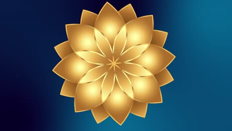 ramadan islamic background - 4k islamic ramadan - geometrical shapes - (loopable) - lotus flower - rotating shape