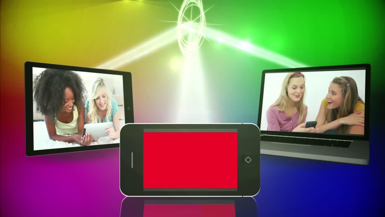 복사 공간과 함께 소셜 미디어 및 우정 몬태지