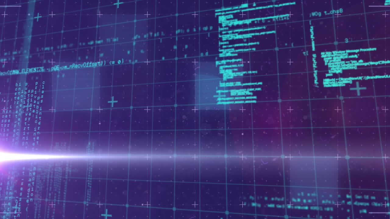 animación del procesamiento de datos en la interfaz
