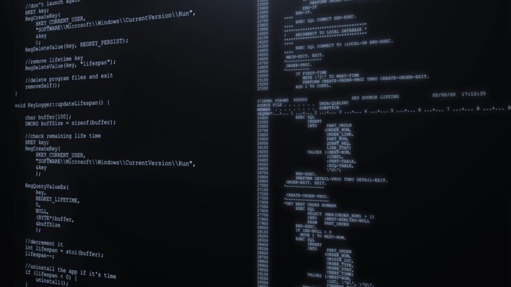 Coding hacking background animation 4k data breach malware cyber attack system hacking attempts