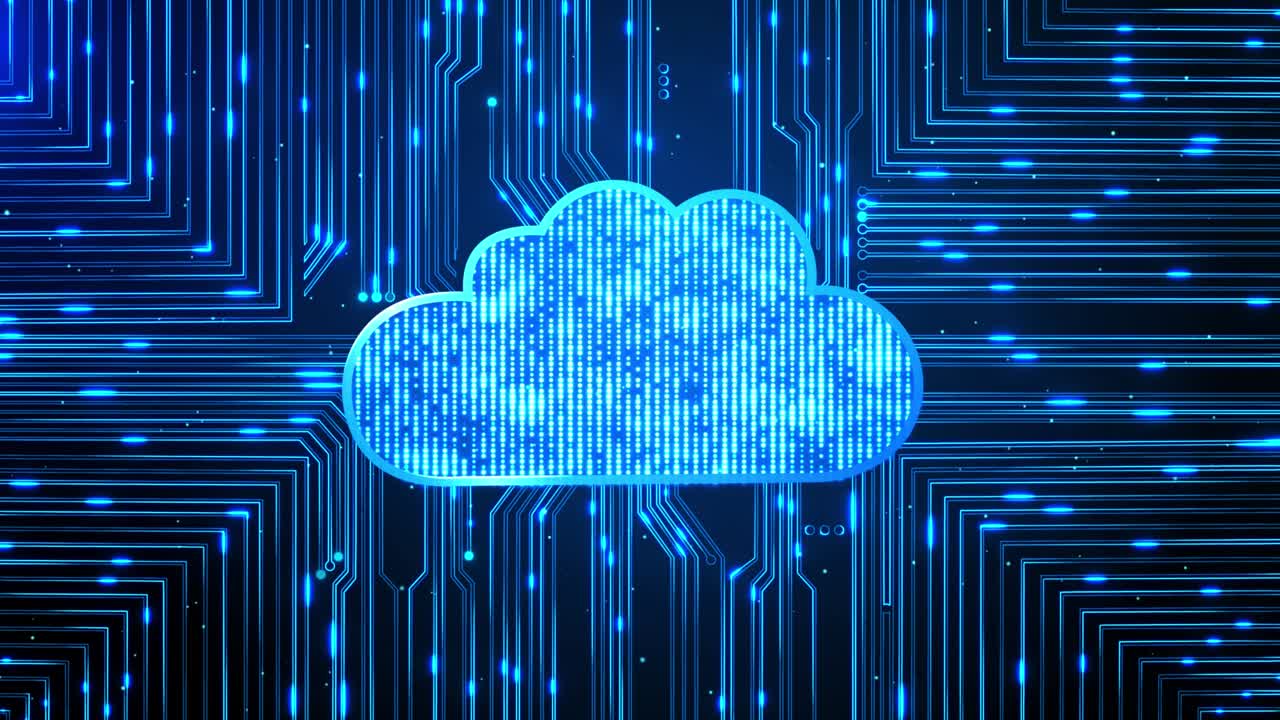 la tecnología de computación en la nube asegura la red global. seguridad cibernética digital.