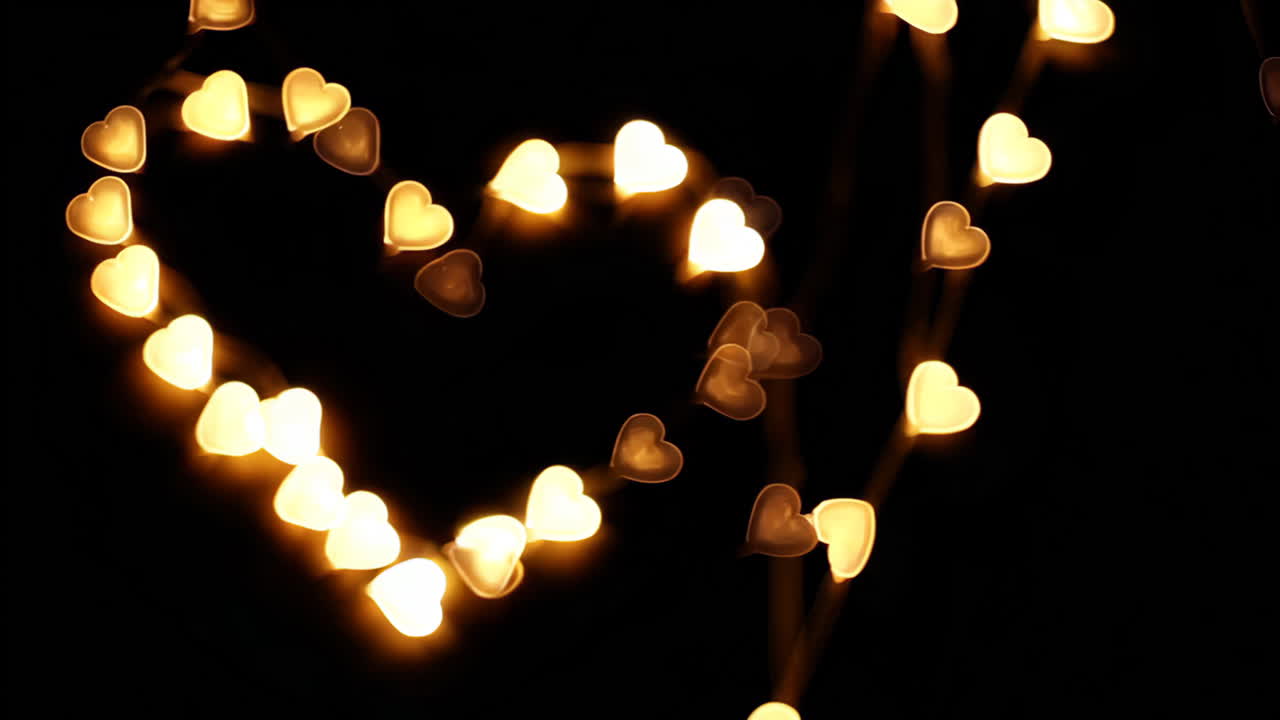 Heart Shaped String Lights