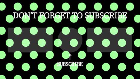 small dot background end card ending screen motion graphics