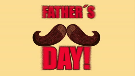 happy fathers day design, video animation