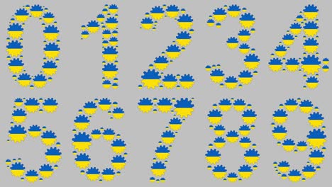 conjunto de números ucranianos