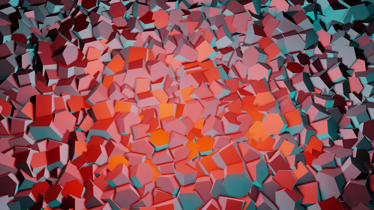 animación de bucle sin costuras, abstracto, forma, movimiento, movimiento. renderizado en 3d