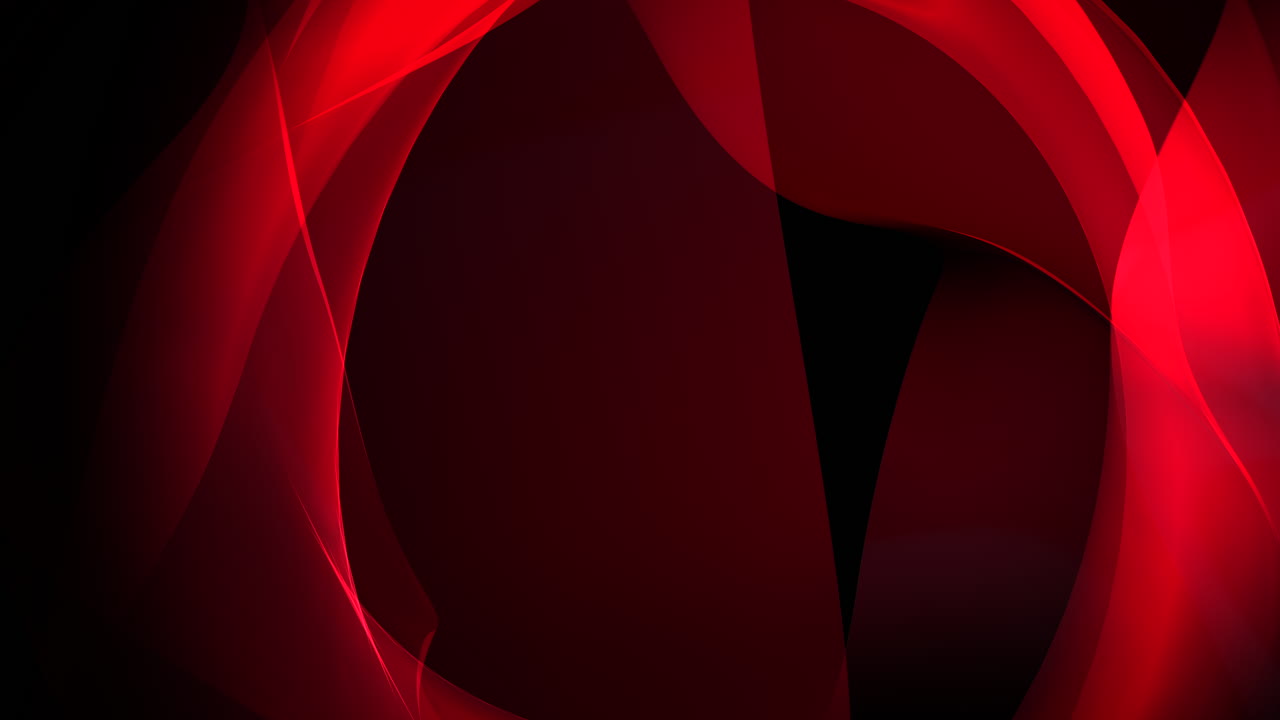 Tessuto velato rosso che fluttua delicatamente su un design aziendale moderno, elegante e scuro