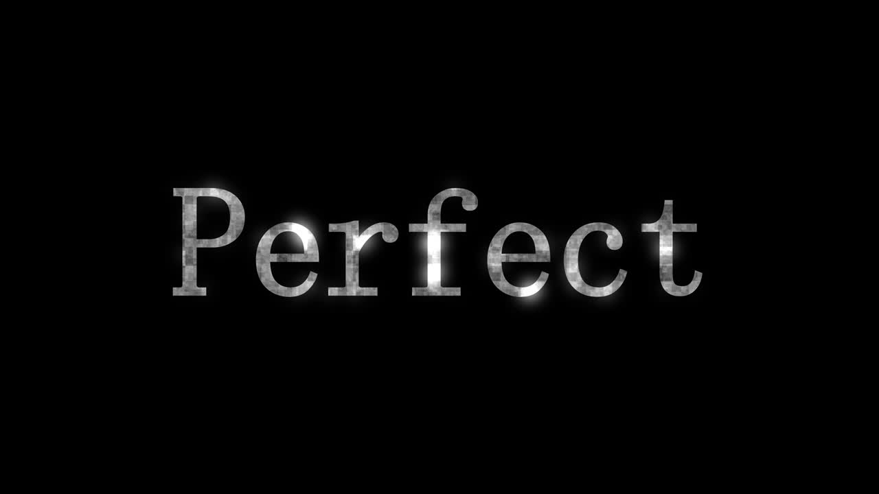 Perfect text animation message motion graphics