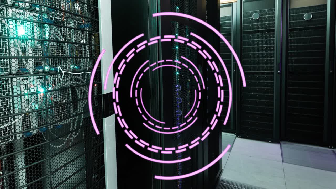 Animation of scope scanning and data processing over computer servers