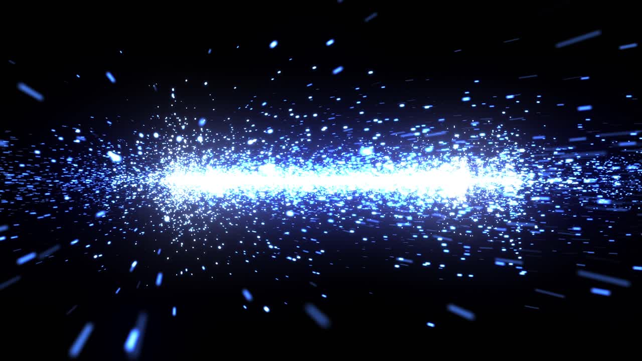 추상적인 파란 빛 효과