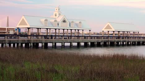 public pier at joe riley waterfront park charleston sc