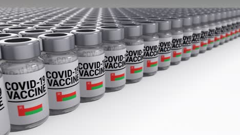 botellas de vacuna contra el covid-19 oman