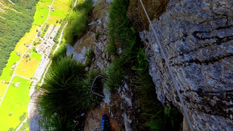 You-see-through-the-eyes-of-the-man-climbing-at-an-altitude-of-800m