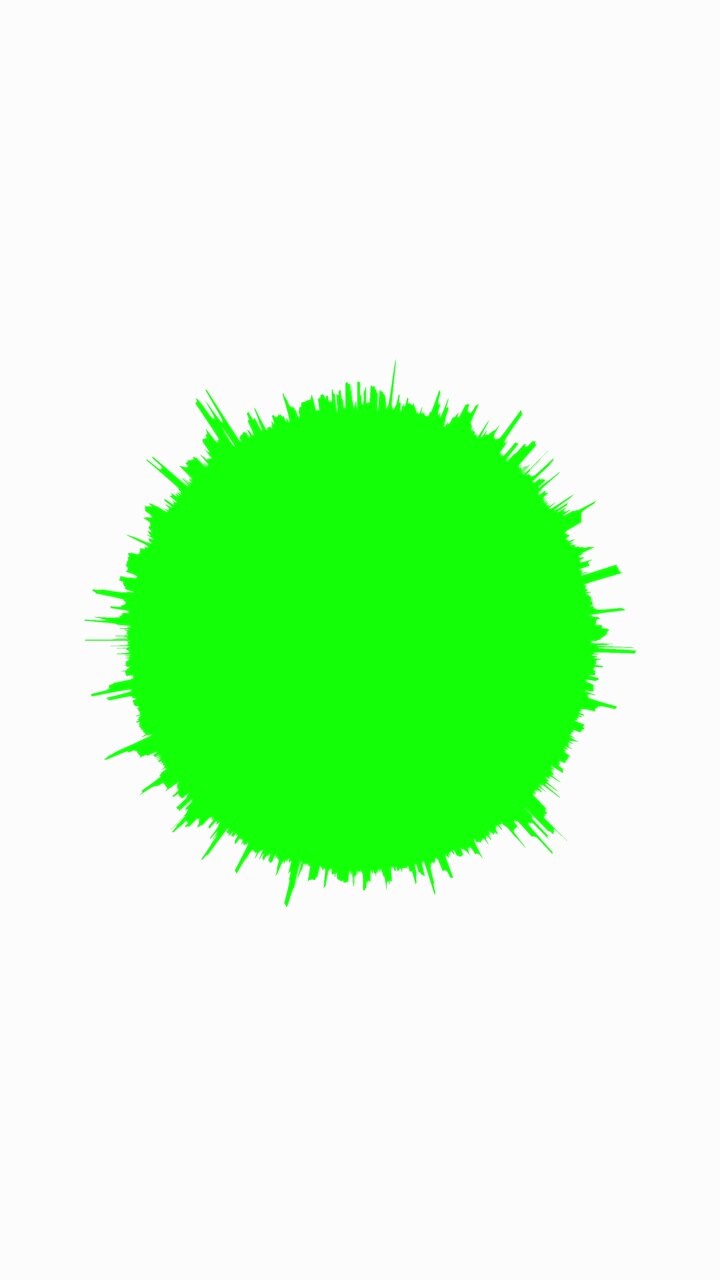 Video verticale di linee di velocità radiali astratte in chroma key verde che esplodono dal centro su sfondo bianco