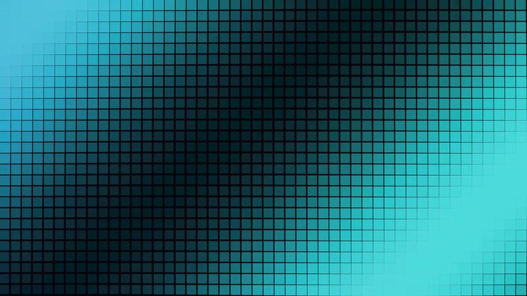 Abstract Blue Grid Background with Shifting Light Gradient