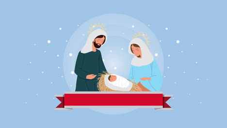 nativity scene illustration