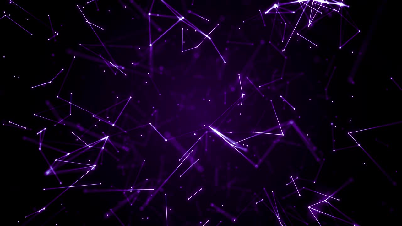 Plexus abstract network titles technology science background loop