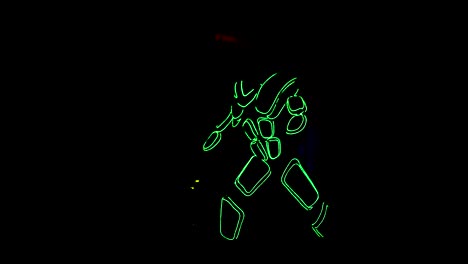 rendimiento de la pintura de luz