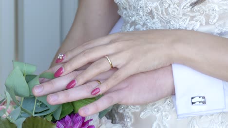 closeup shot of wedding or engagement ring