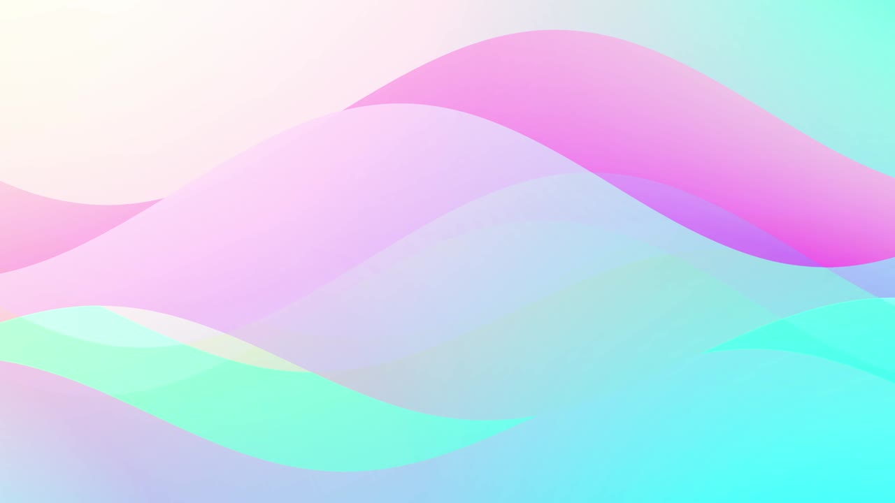 추상적인 시엄리스 루프 보라색 색상 액체 배경과 파동 모션 비디오