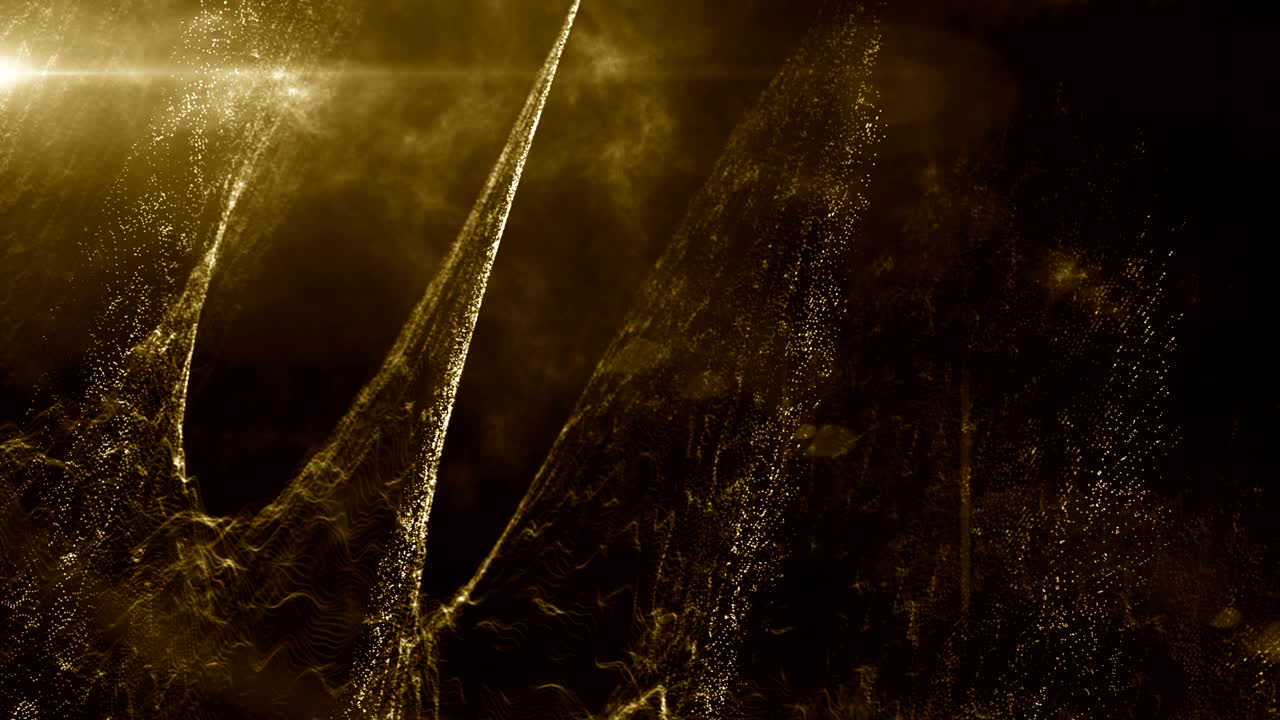 입자 금 반이는 보케상 먼지 추상적인 배경 루프