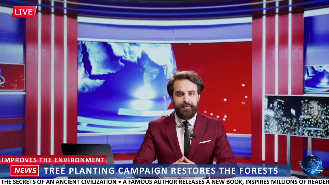 저널리스트가 환경 캠페인을 소개합니다.