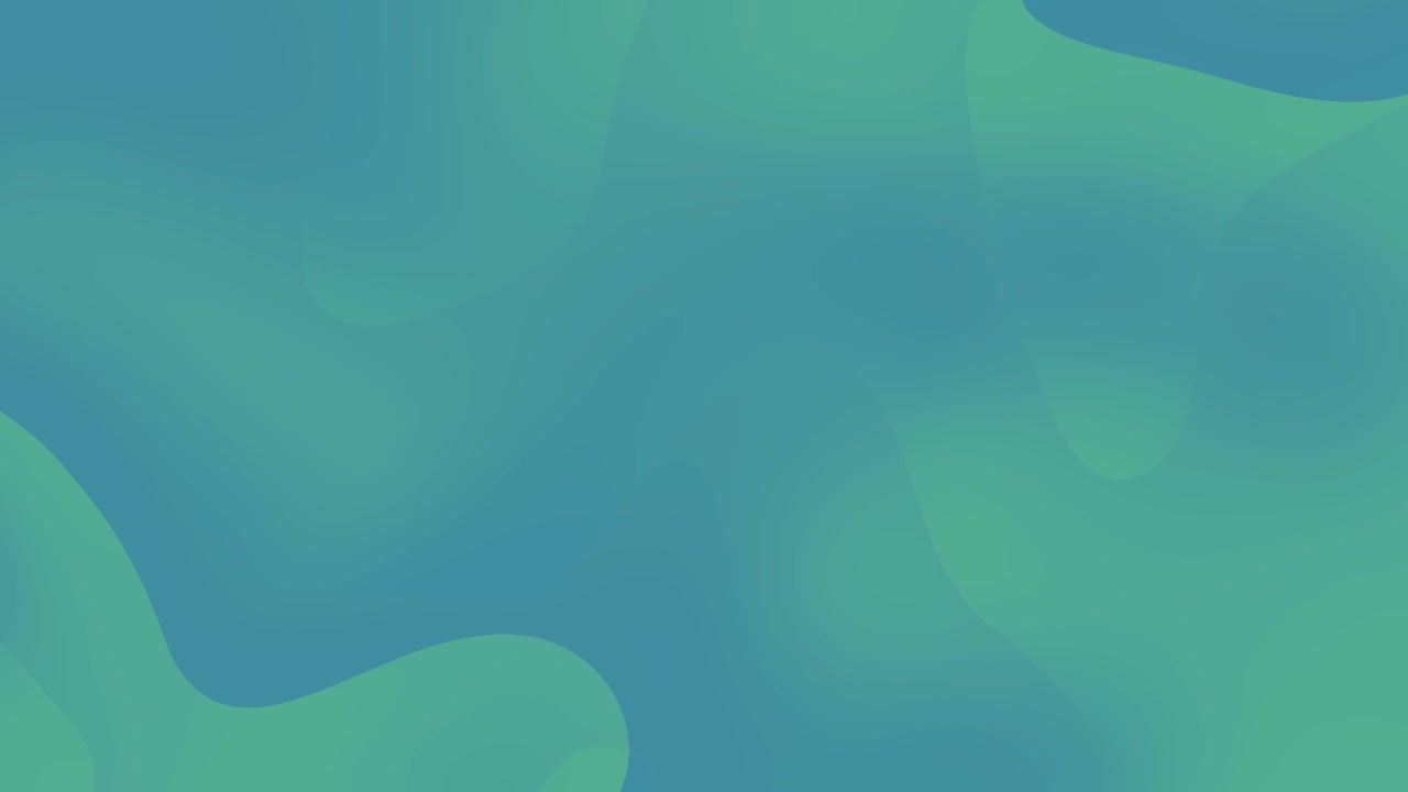 Abstract Motion Background with Fluid Green and Blue Shapes