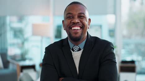 portrait of a happy businessman