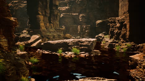 el río colorado con hermosas paredes de piedra arenisca y cañones