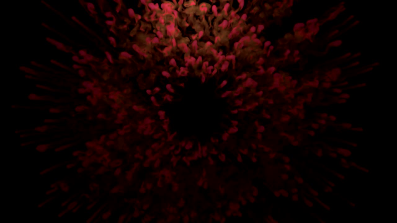 4k cgi 페인트 파우더 시레이션