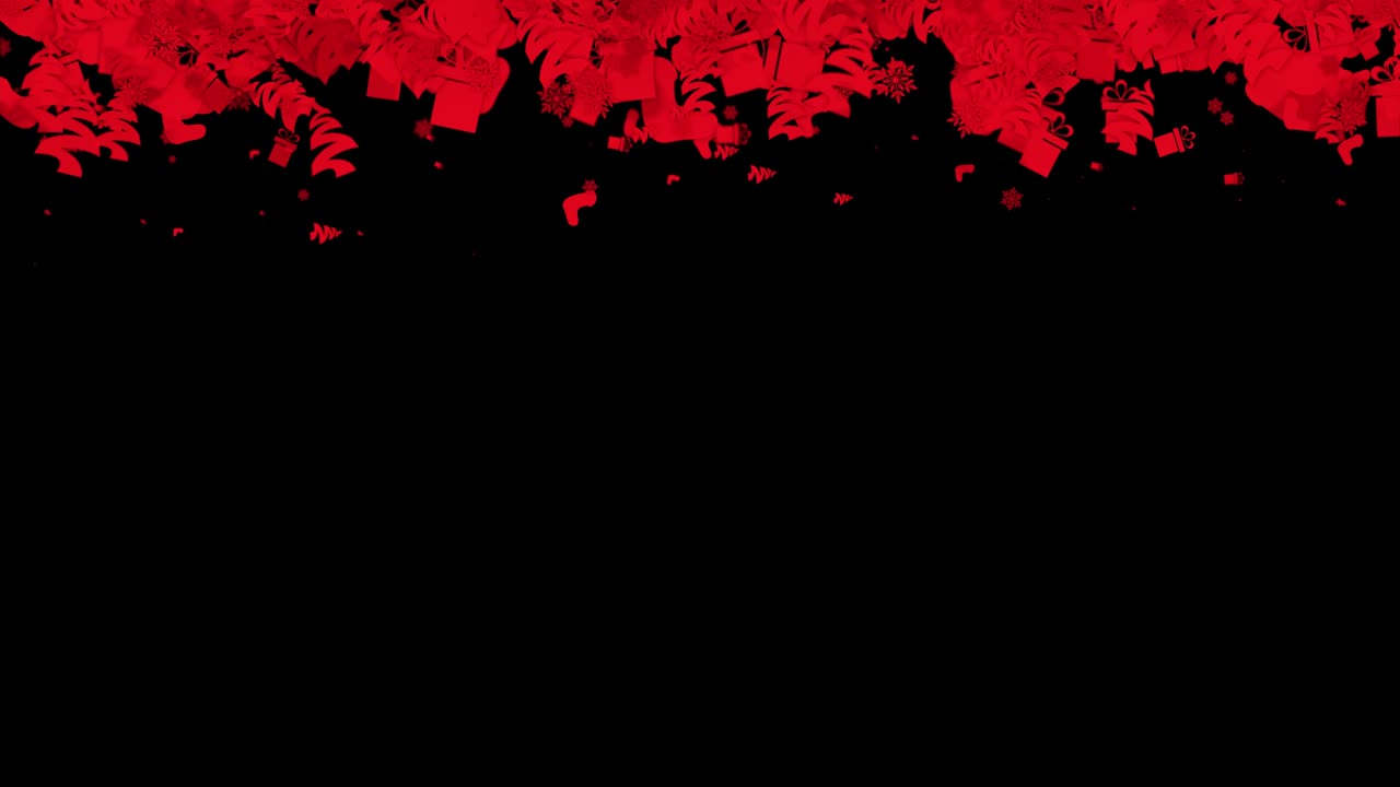 빨간 크리스마스 배경