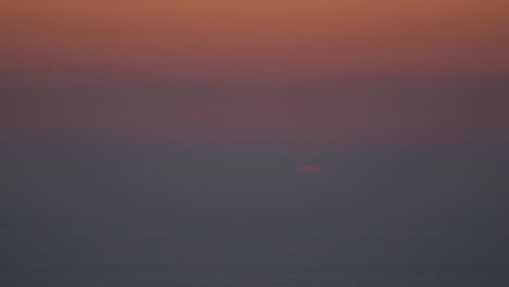 amazing red sunset timelapse over ocean