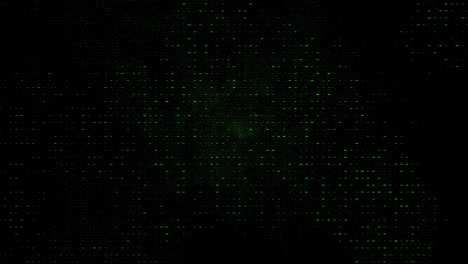 forward moving green digital data texture background loop
