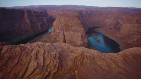 pan up to red rock canyon in the southwest of the united states